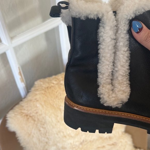 Marc Fisher Black Leather Ankle Boots - Picture 7 of 7